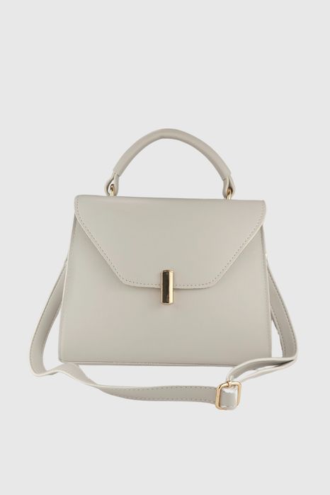 НОВО! ЛИКВИДАЦИЯ! Стилна твърда дамска чанта с лъскава закопчалка