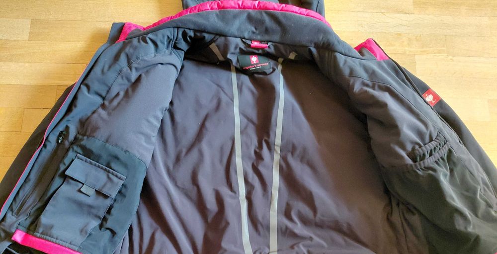 Strauss работно яке размер М ОРИГИНАЛ зимно с качулка работен