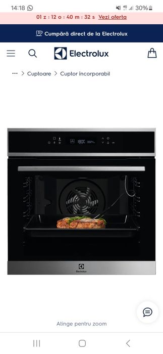Cuptor incorporabil ELECTROLUX EOE7P31X, Electric, Autocuratare piroli