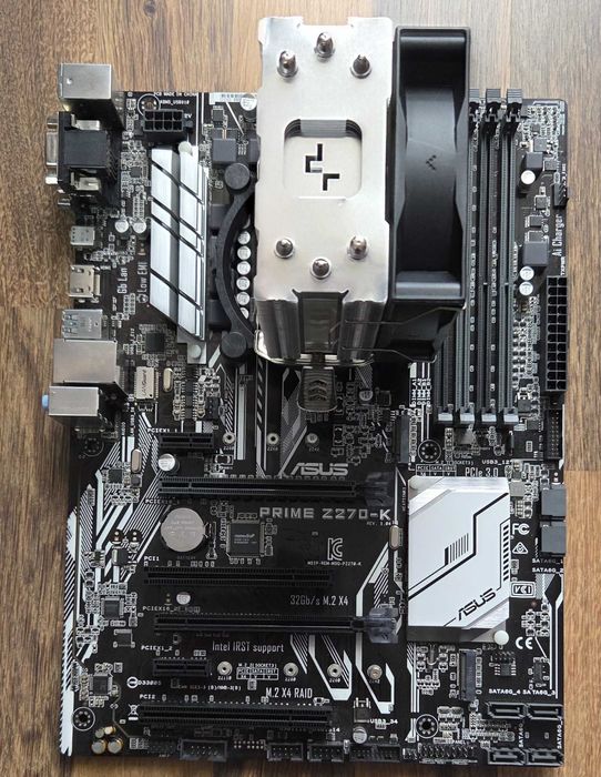 Комбо: Asus Prime Z270-K + Intel Core i7 6700K + DeepCool AG300