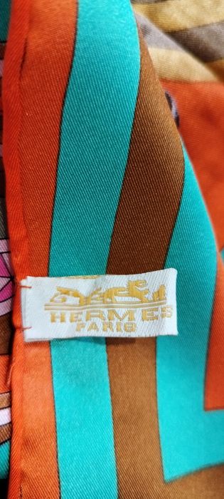 Esarfa patrata Les Sangle de Phoebus multicolora