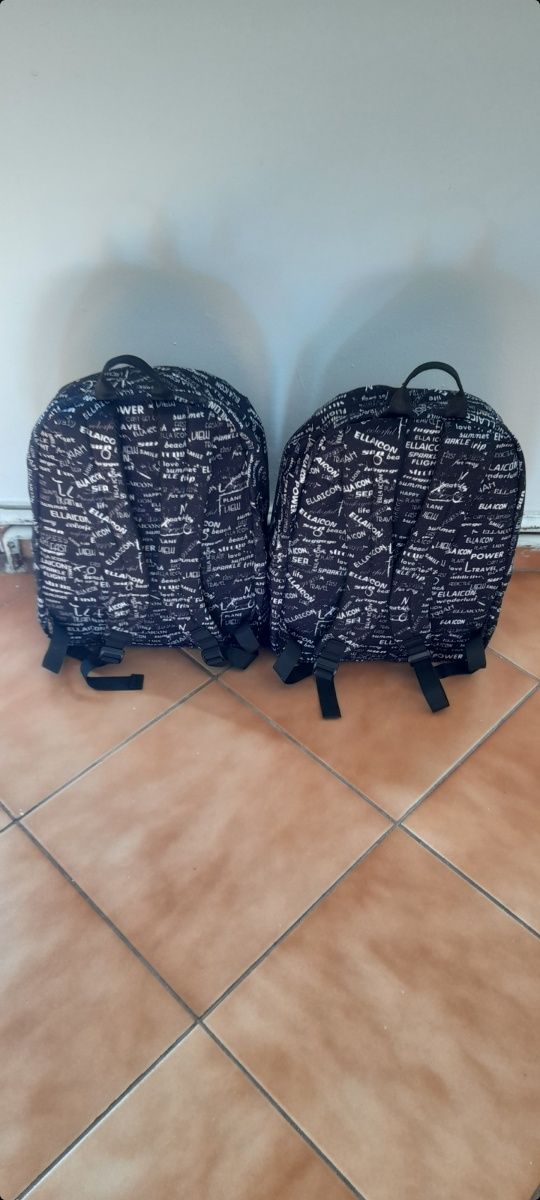 Rucsac marca Elacoin negru + alb