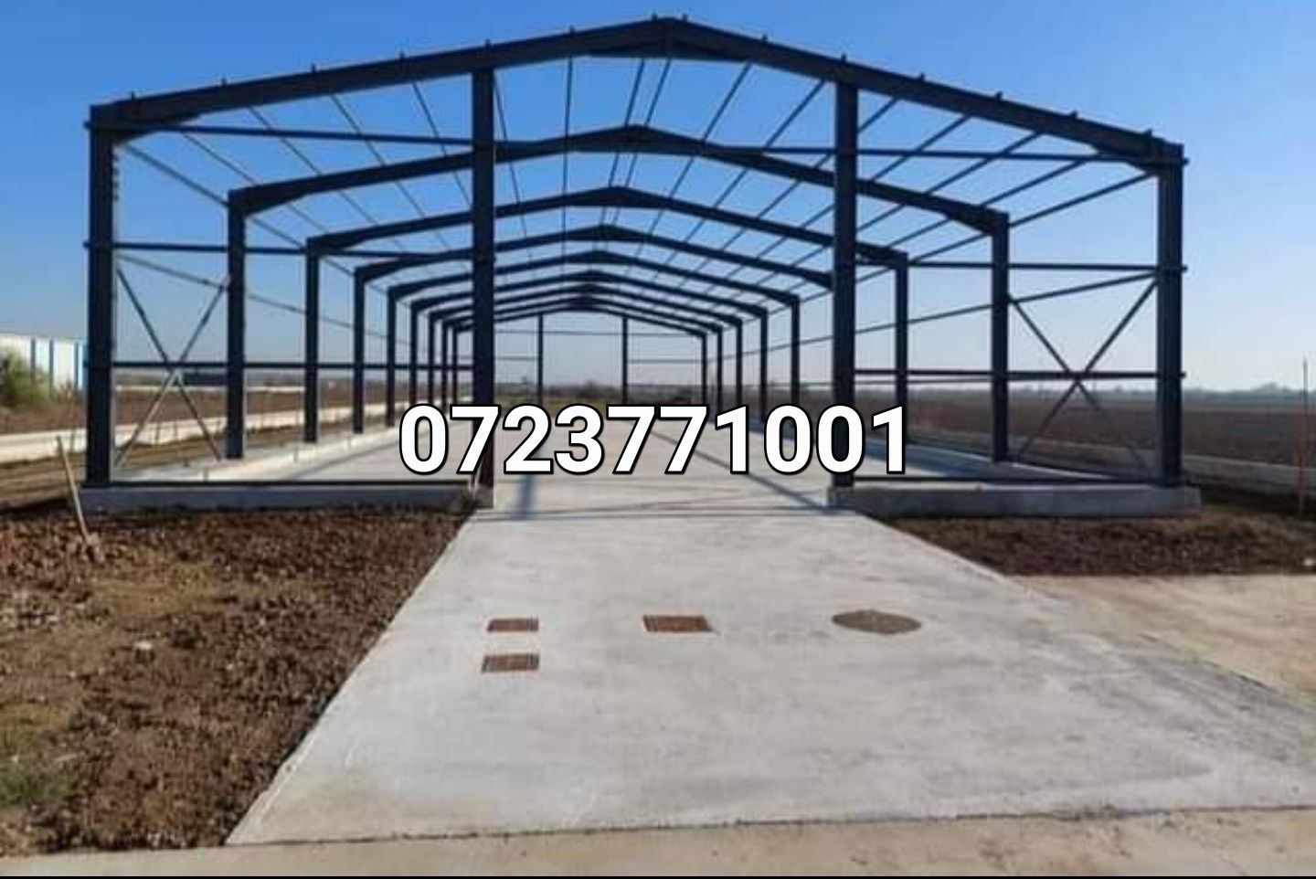 Vand hala metalica 10x15x4 livram în orice jud