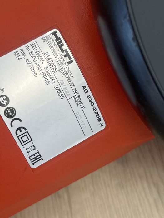 Hilti flex AG 230-270 DB
