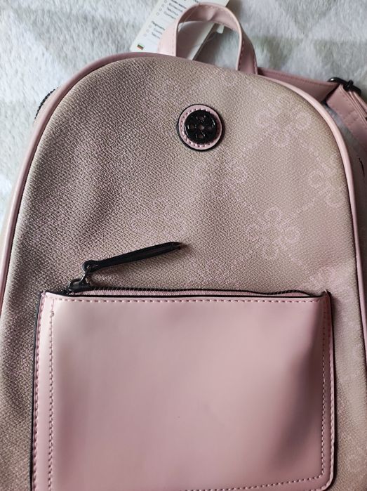 Rucsac mic roz cu bej Catwalk/Deichmann nou cu eticheta