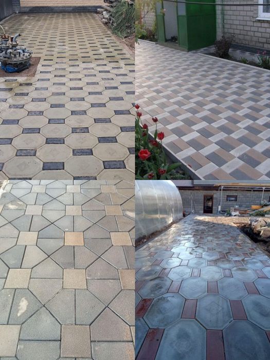 Укладка брусчатки