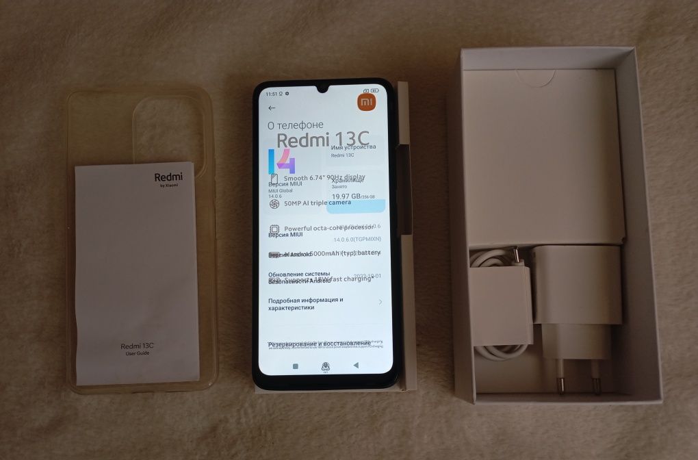 Новый Redmi 13c 2024г 16/256