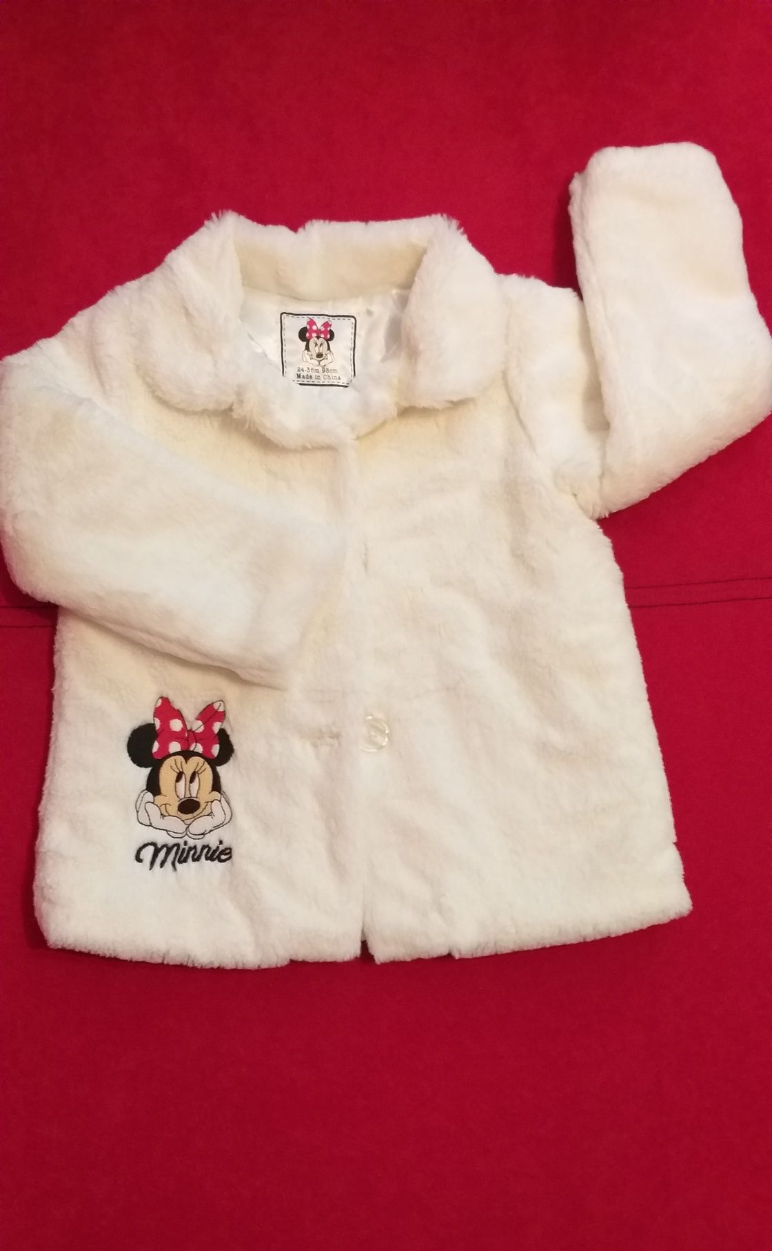 Min Minnie елегантно палтенце. Топли детски якета.