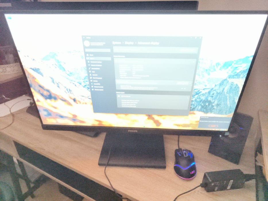 Monitor Philips QHD 1440 4ms 275E1S/00 27" 75Hz, FreeSync, DP