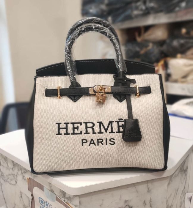 Чанти Hermes-естествена кожа