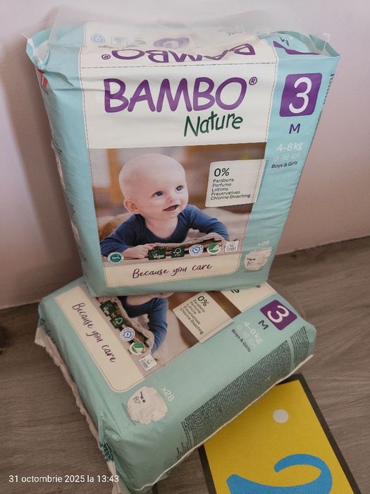 Scutece Bambo Nature, nr 3 noi