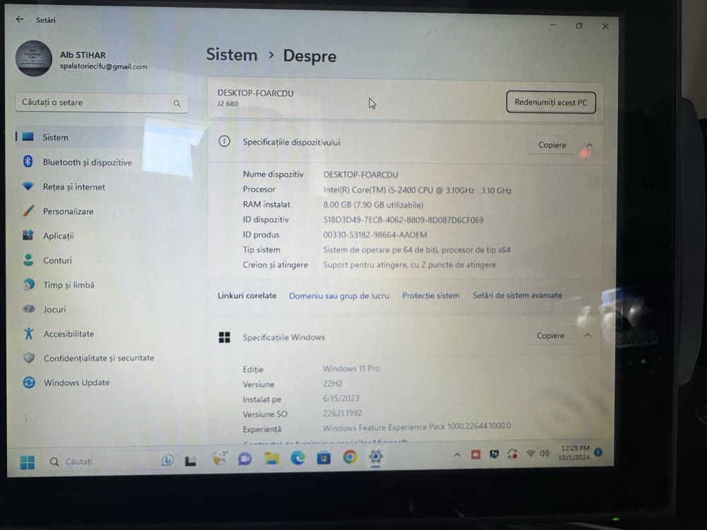 Sistem POS i5-8 gb ram + imprimanta termica