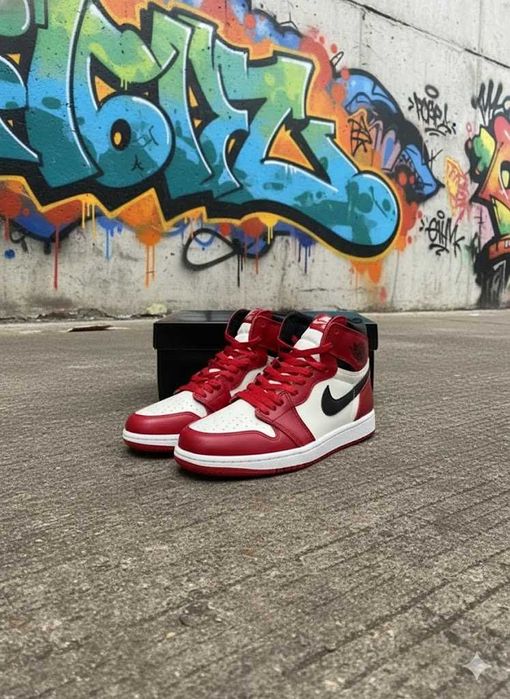 Adidasi Nike Jordan 1 High Chicago Red - Marimi 36-45 - Livrare rapida