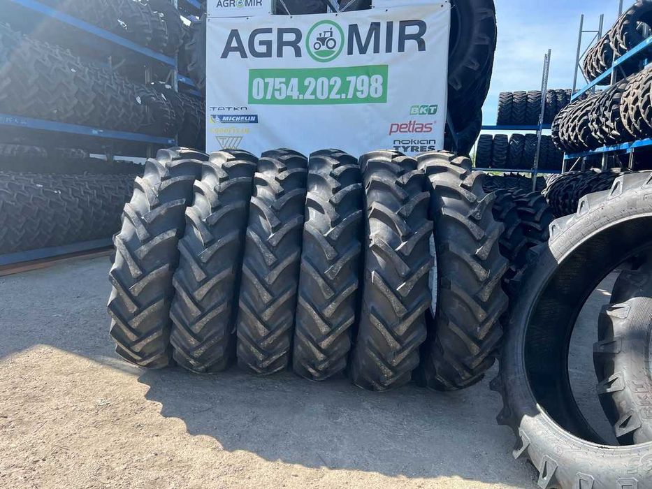 Anvelope noi 14.00-38 cu 8 pliuri marca BKT pt tractor romanesc U650