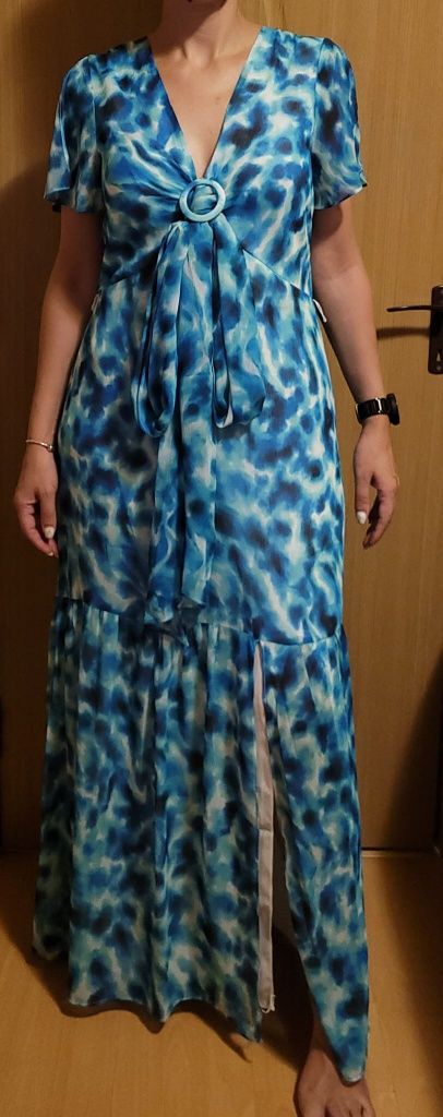 Rochie albastra, de vara