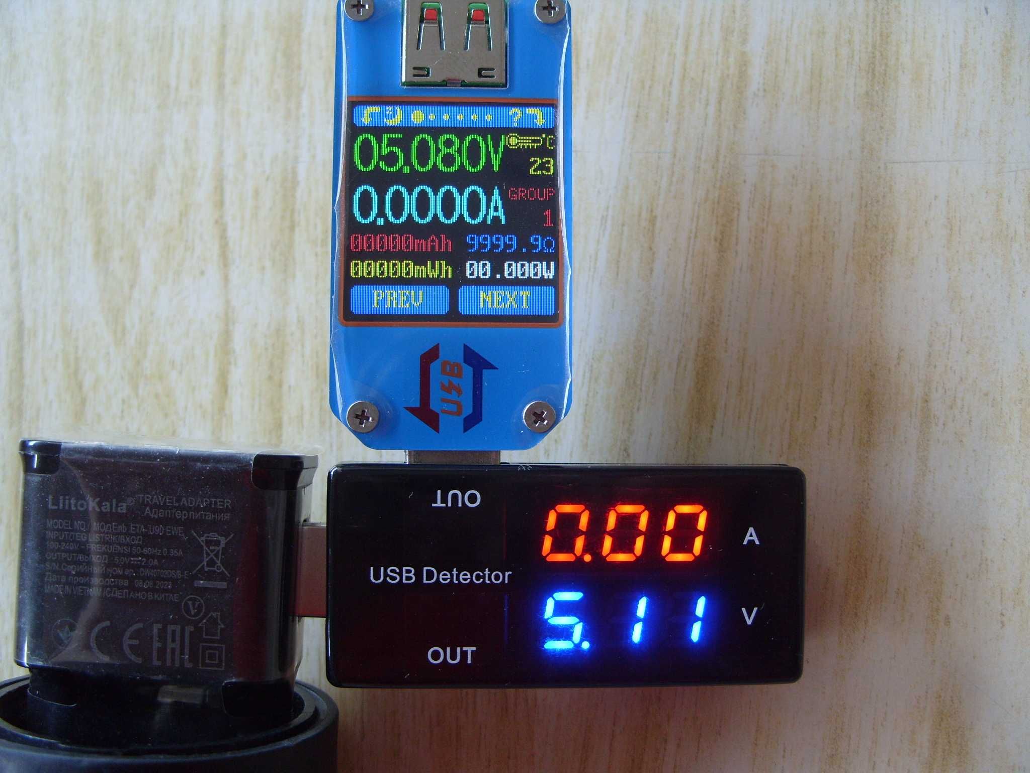 USB тестер-детектор с цветен дисплей  KWS-10VA