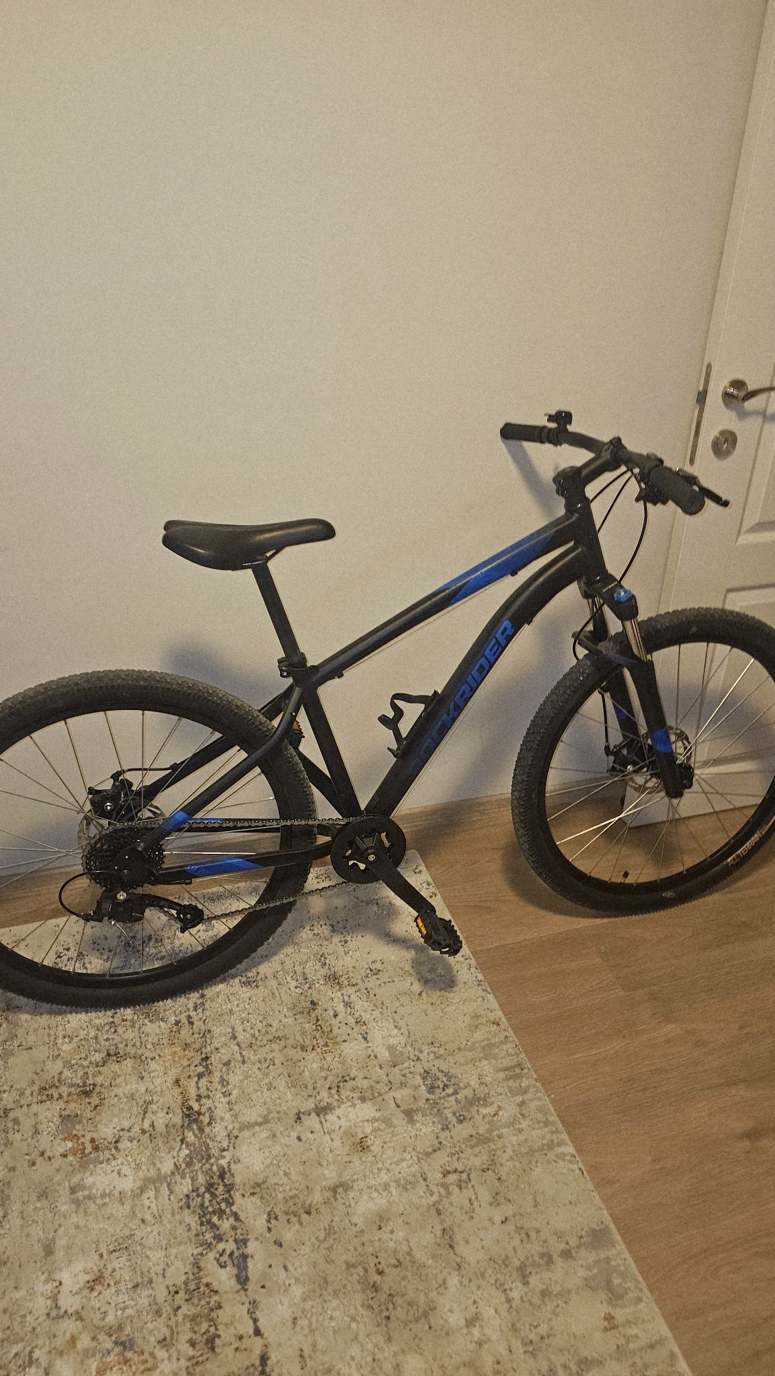 Rockrider ST 120 – планински велосипед 27,5", черно/синьо