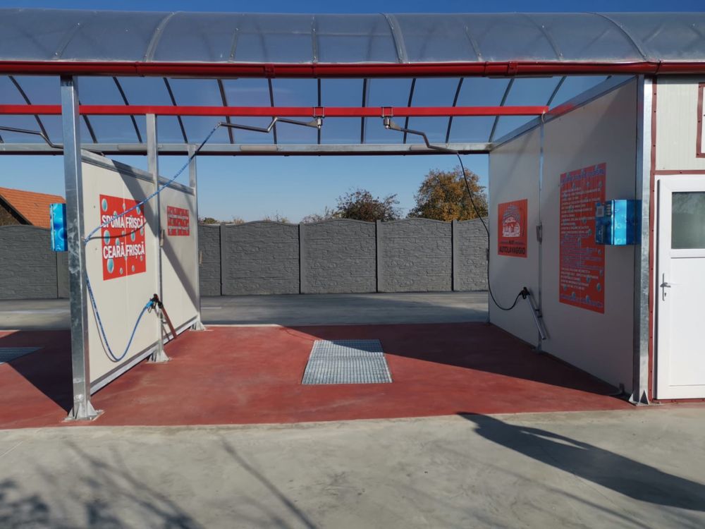 Spalatorie auto self service cu fise ,bancnote,automatizari