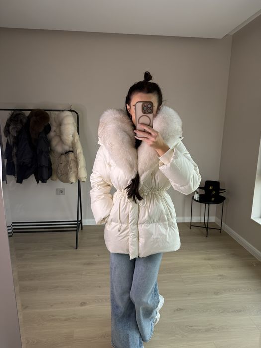 Дамско яке полярна лисица