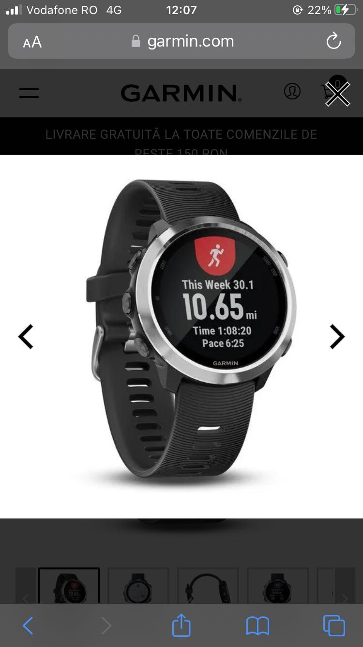 Ceas smartwatch garmin forerunner 645