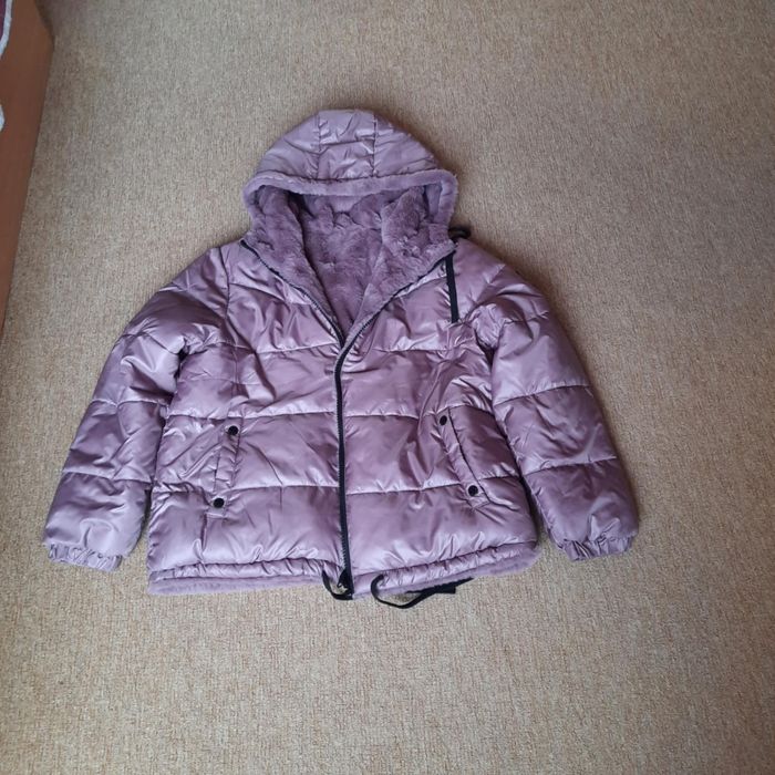 Дамски зимно яке с две лица- размер L