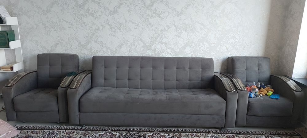 Диван кресло раскладной с роликами