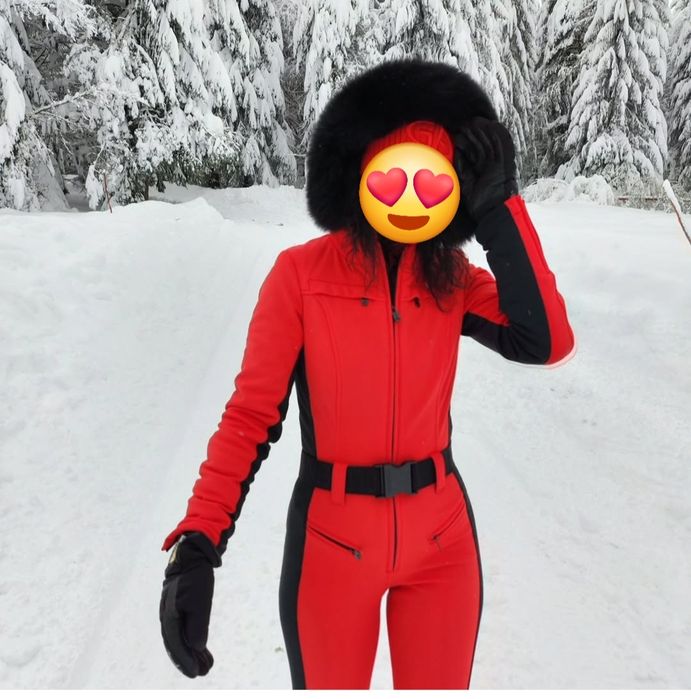 Ски екип Goldbergh червен цял