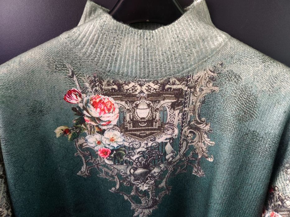 Дамски половер зелен