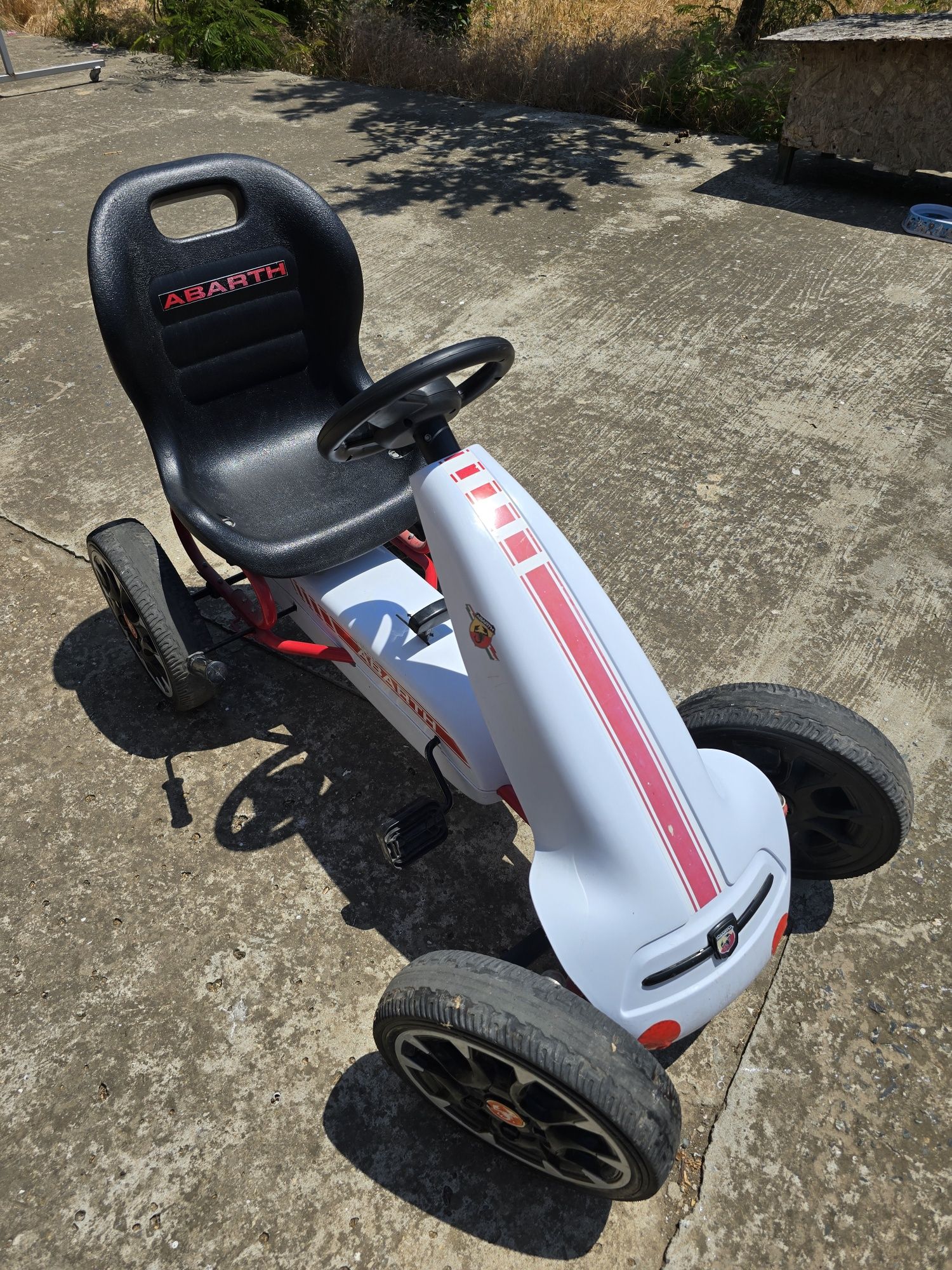 Kart / Cart cu pedale FIAT 500 Abarth