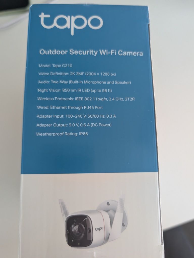 Cameră de securitate Wi-Fi de exterior Tapo C310 de la TP-Link