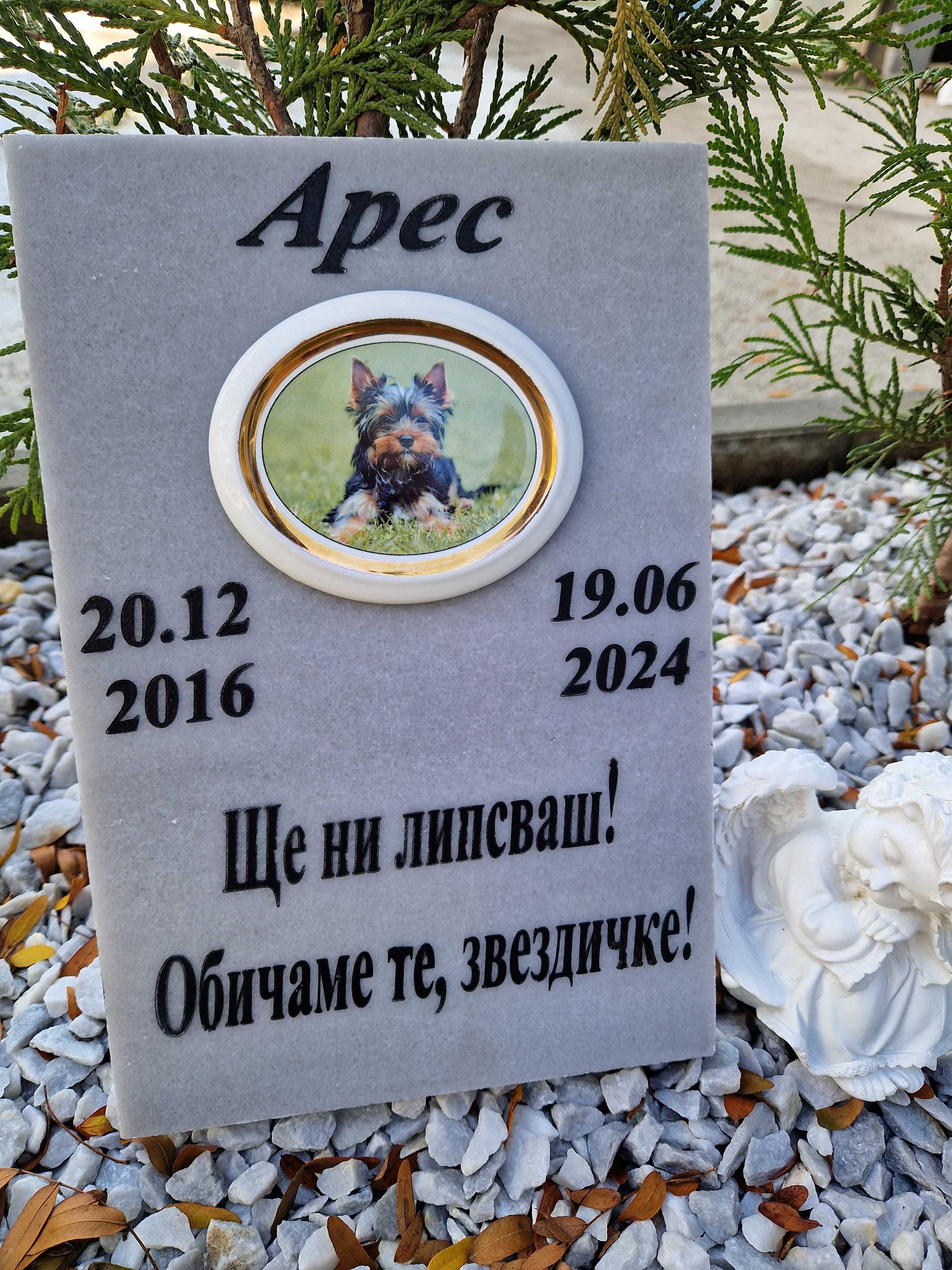 Надгробна плоча за домашен любимец