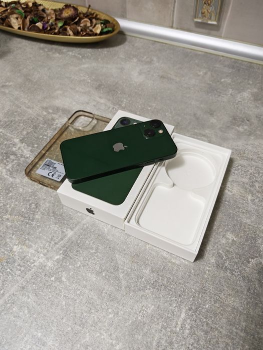 iPhone 13 Mini Green 95%Bat Fullbox impecabil totul original
