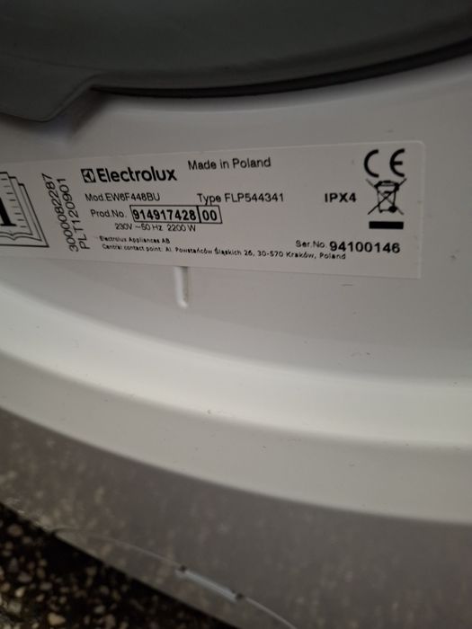 Пералня Electrolux