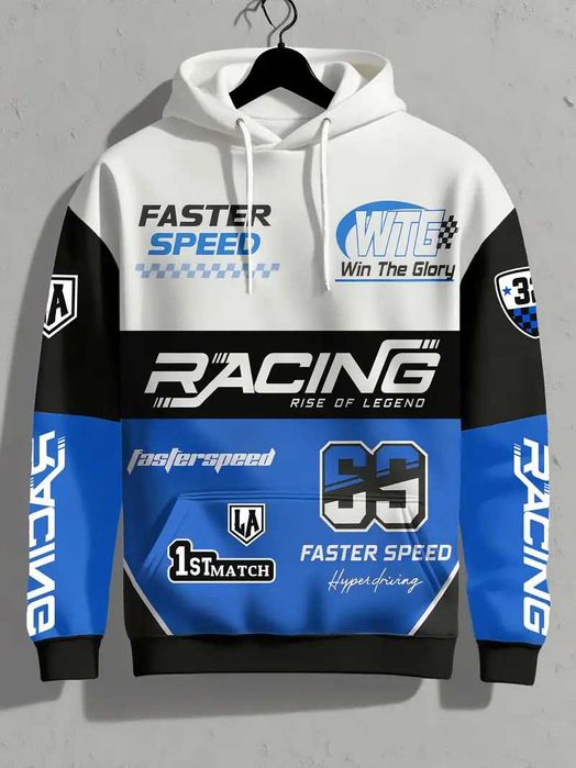 Bluza rracing -size M,-cu design deosebit de înaltă calitate