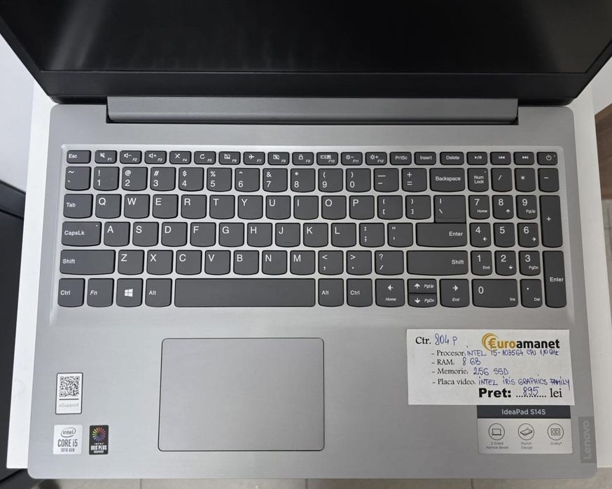 Laptop Lenovo IdeaPad S145, 8GB RAM, 256GB SSD, Intel Core -P-