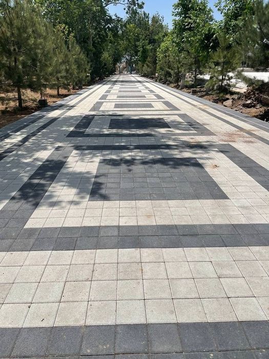 Брусчатка "Английский булыжник" толщина 40/60мм. Тротуарная плитка