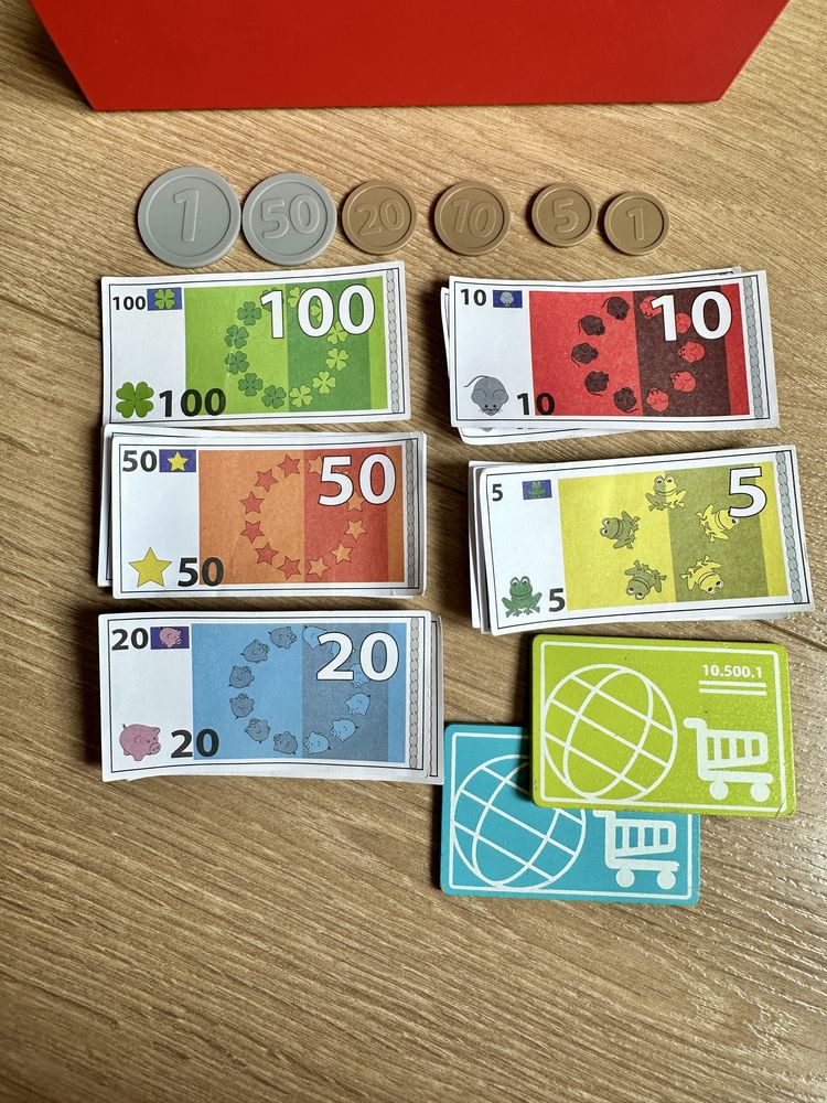 Дървена играчка касов апарат