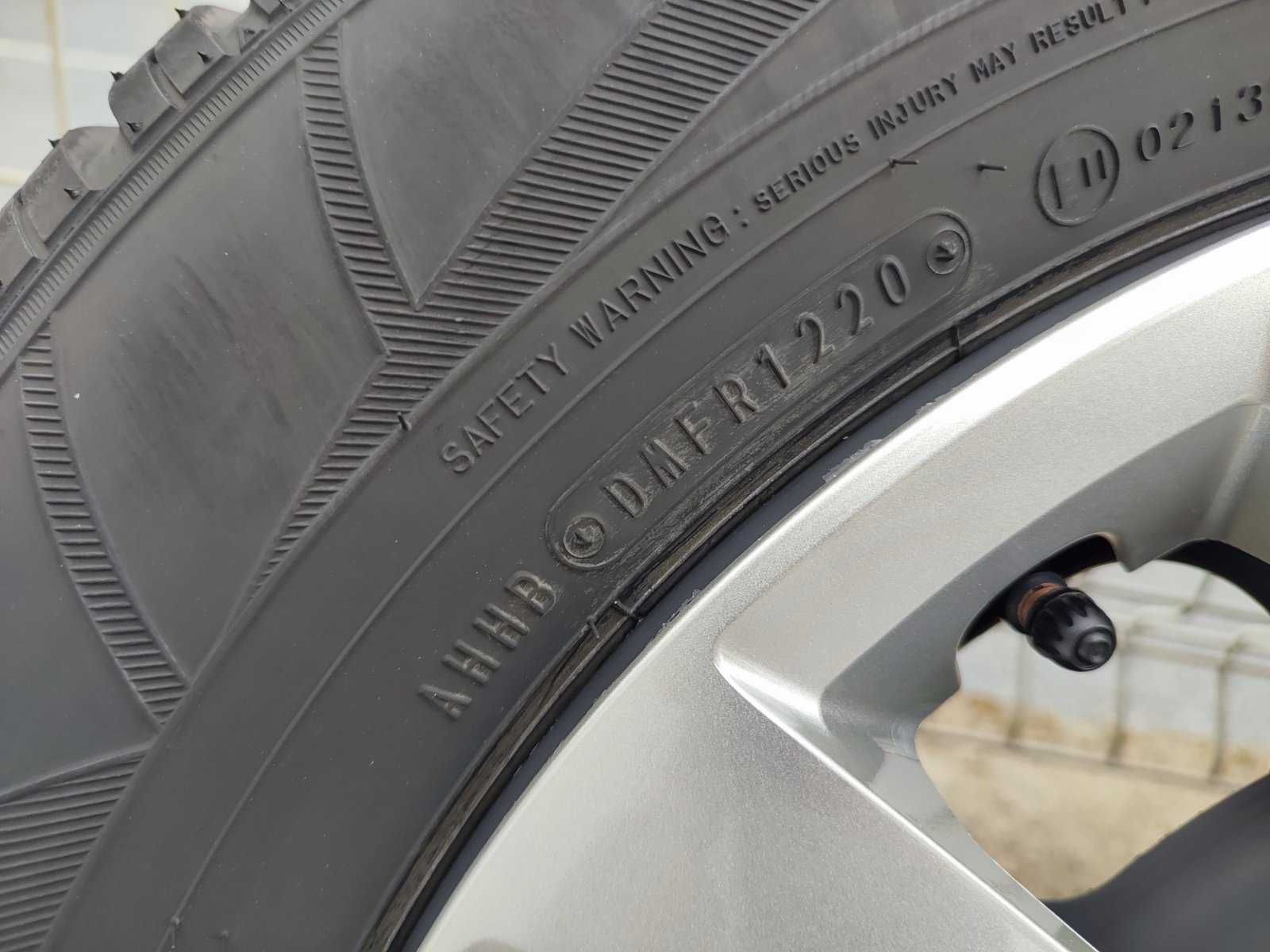 267 - 4бр. Стоманени джанти + тасове 16'' 4Х108 с гуми 215/65R16 Opel