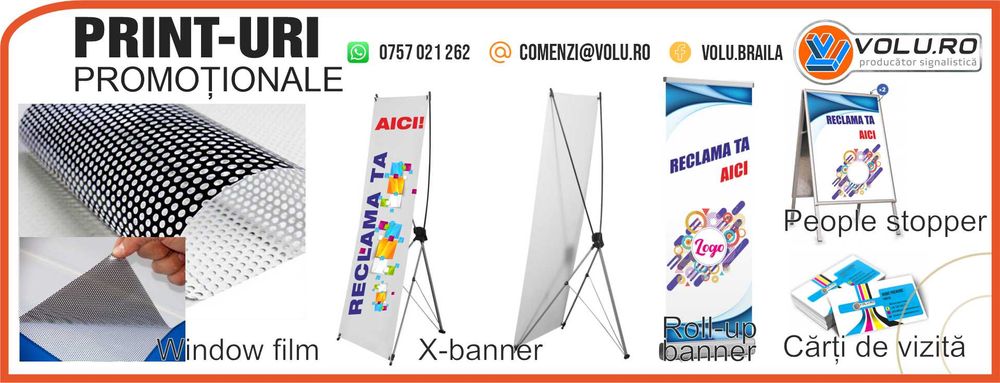Volu.ro Producător Semnalistică și Articole Personalizate
