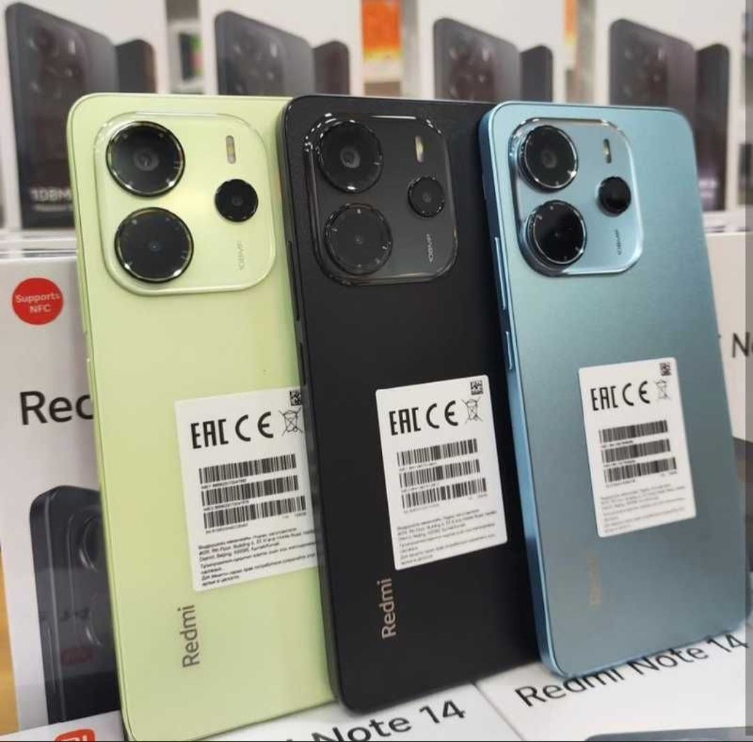 Новый Xiaomi Redmi Note 14  +1Год Гарантия +IMEI готово +Доставка