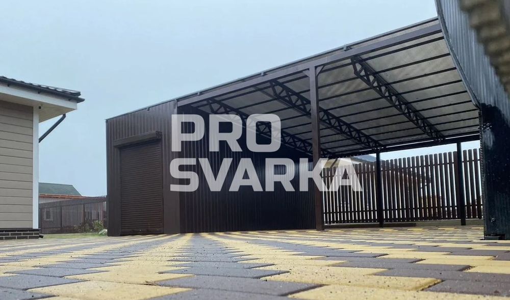 Металлоконструкции на заказ: ангары, навесы, заборы от 9990 тг/квм