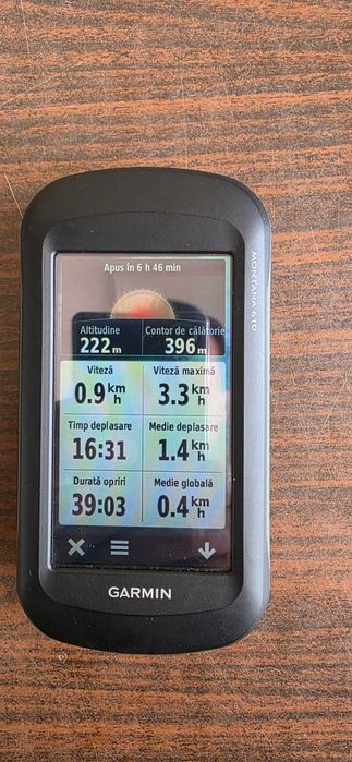 GPS topografic de mana Garmin Montana 610 inclusiv poteci de munte