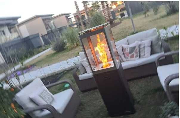 Sobă cu peleți Square Garden  10 kW, incalzire terase,restaurante