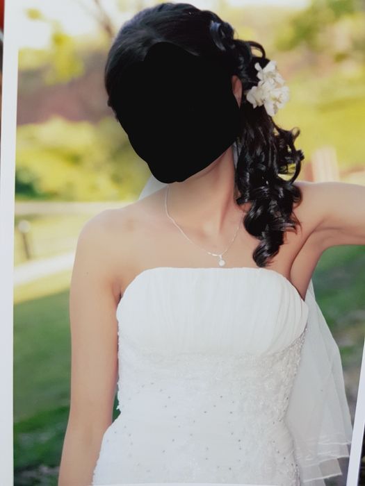 Rochie de mireasa, culoare ivory