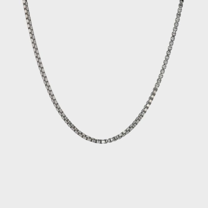 Lant din aur alb 14k cod 8466