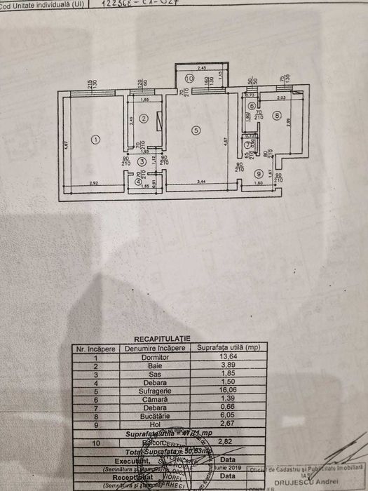 Inchiriez apartament 2 camere Tatarasi direct proprietar