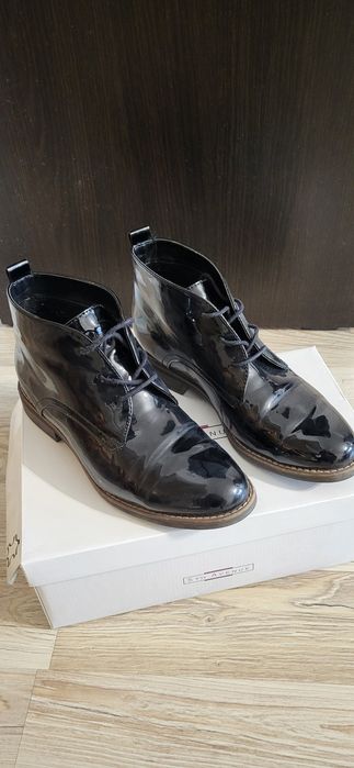 Ghete piele eco lacuita dama