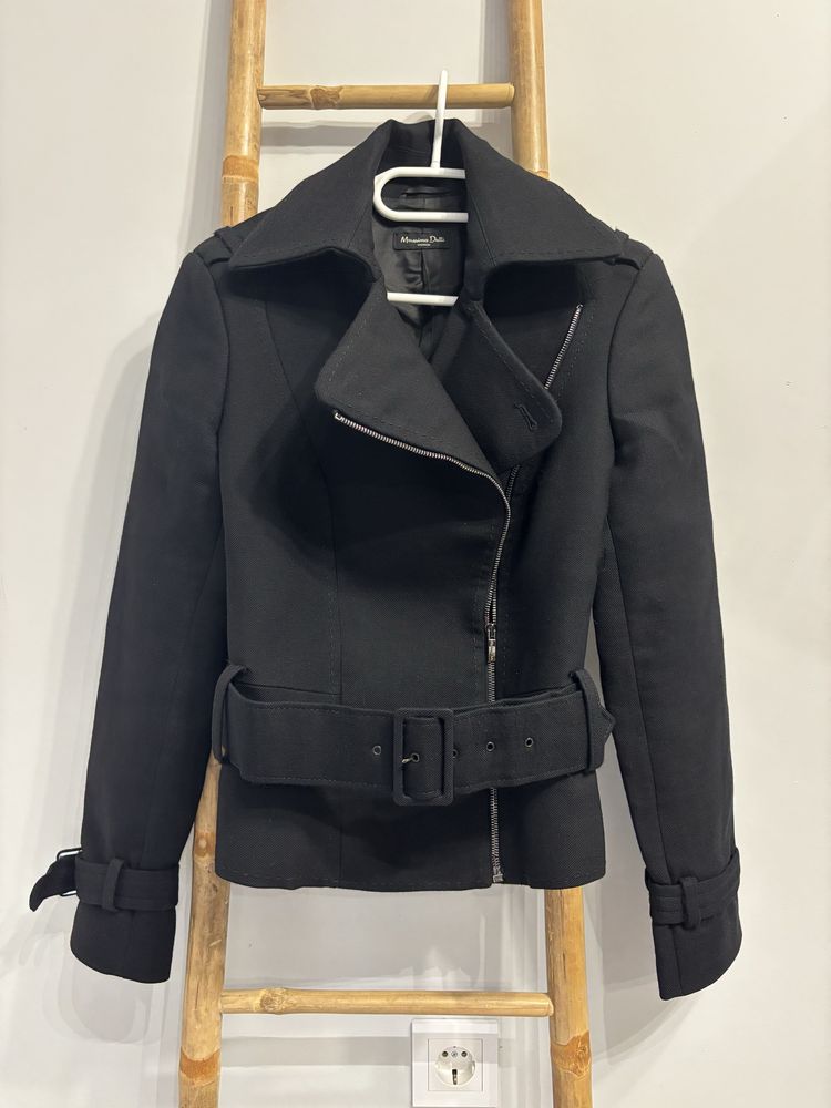 Massimo Dutti дамско biker яке /палтенце