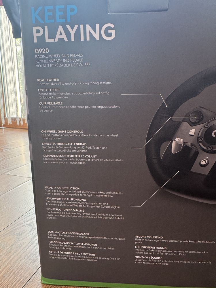 Volan gaming, Ligitech Driving Force G920 pentru PC, Xbox ONE
