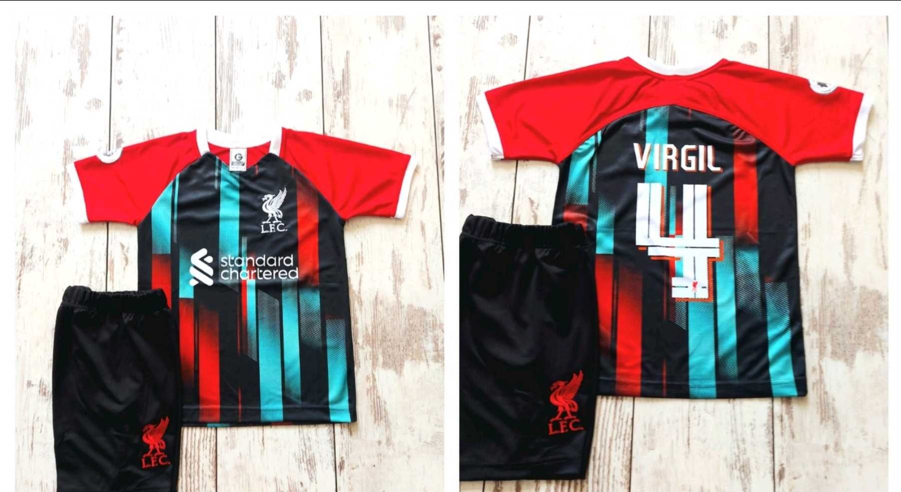 Virgil van Dijk Детски екип Ван Дайк Ливърпул Комплект 2025